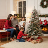 Weihnachtsbaum 150cm mit Schnee Christbaum Kunsttanne Tannenbaum