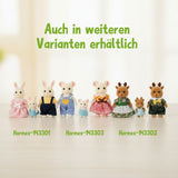 3-tlg. Hasen-Puppenfamilie Puppen Spielzeugfiguren Kinderspielzeug
