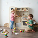 Kinderküche aus Holz mit Zubehör Spielküche Holzküche Spielzeug