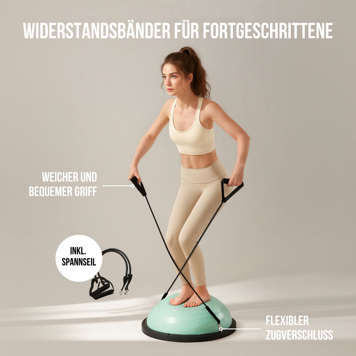 Balanceball Balancetrainer Gymnastikball-Halbkugel Gleichgewichtsball