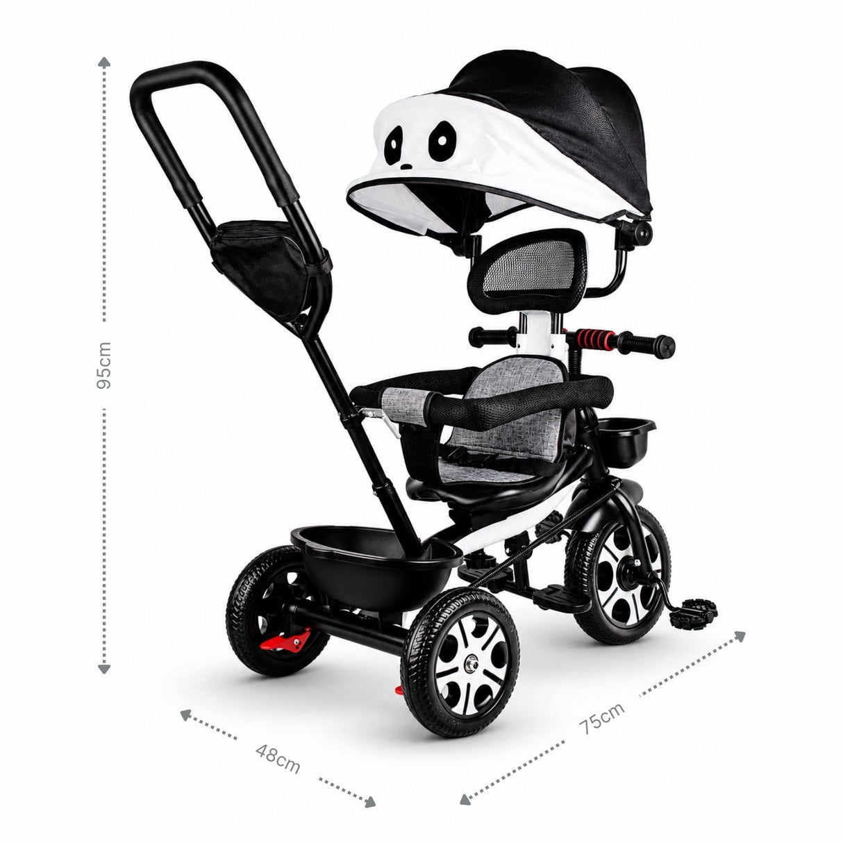 Kinder-Dreirad Anpassbares Dreirad 4in1 Dreirad Kleinkind-Dreirad