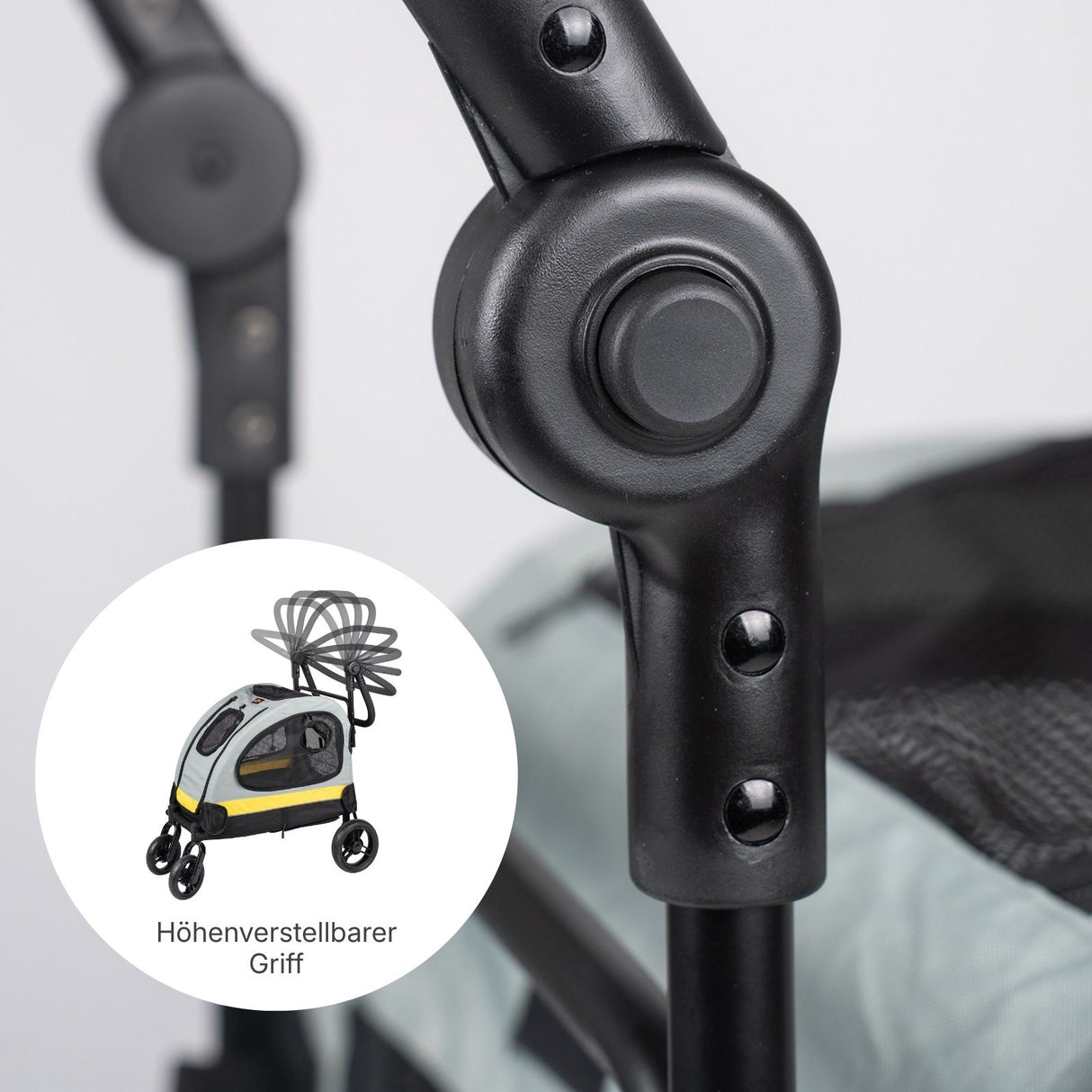 2in1 Haustier-Reisebuggy Hunde-Autositz-Buggy Hundebuggy Haustierwagen