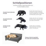 Hundesofa Grösse XL Liegeplatz Hundebett Haustiersofa Hundecouch