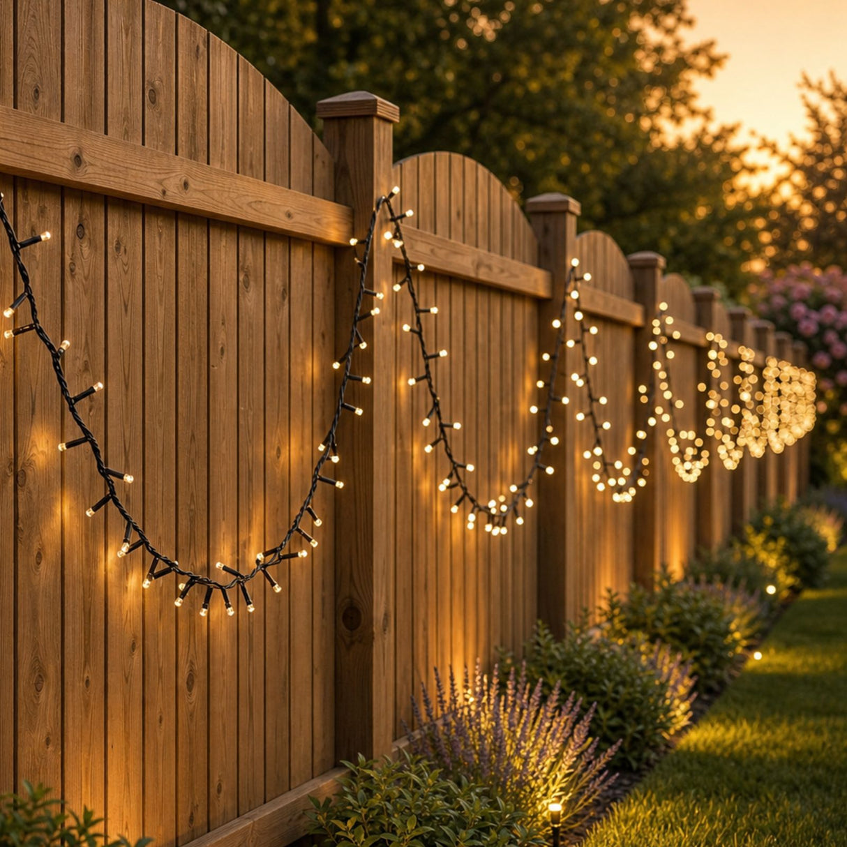LED-Gartenbeleuchtung 97m Outdoor-Dekoleuchte Gartenleuchte