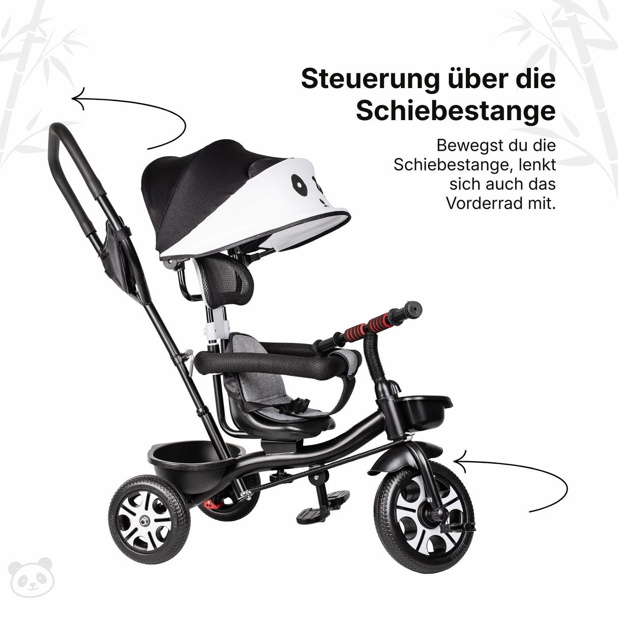 Kinder-Dreirad Anpassbares Dreirad 4in1 Dreirad Kleinkind-Dreirad