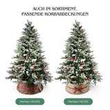 Weihnachtsbaum 210cm mit Schnee Christbaum Tannenbaum Kunsttanne