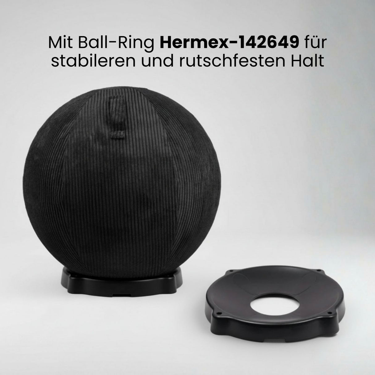 Sitzball mit Schutzhülle Gymnastikball Yoga-Ball Fitnessball