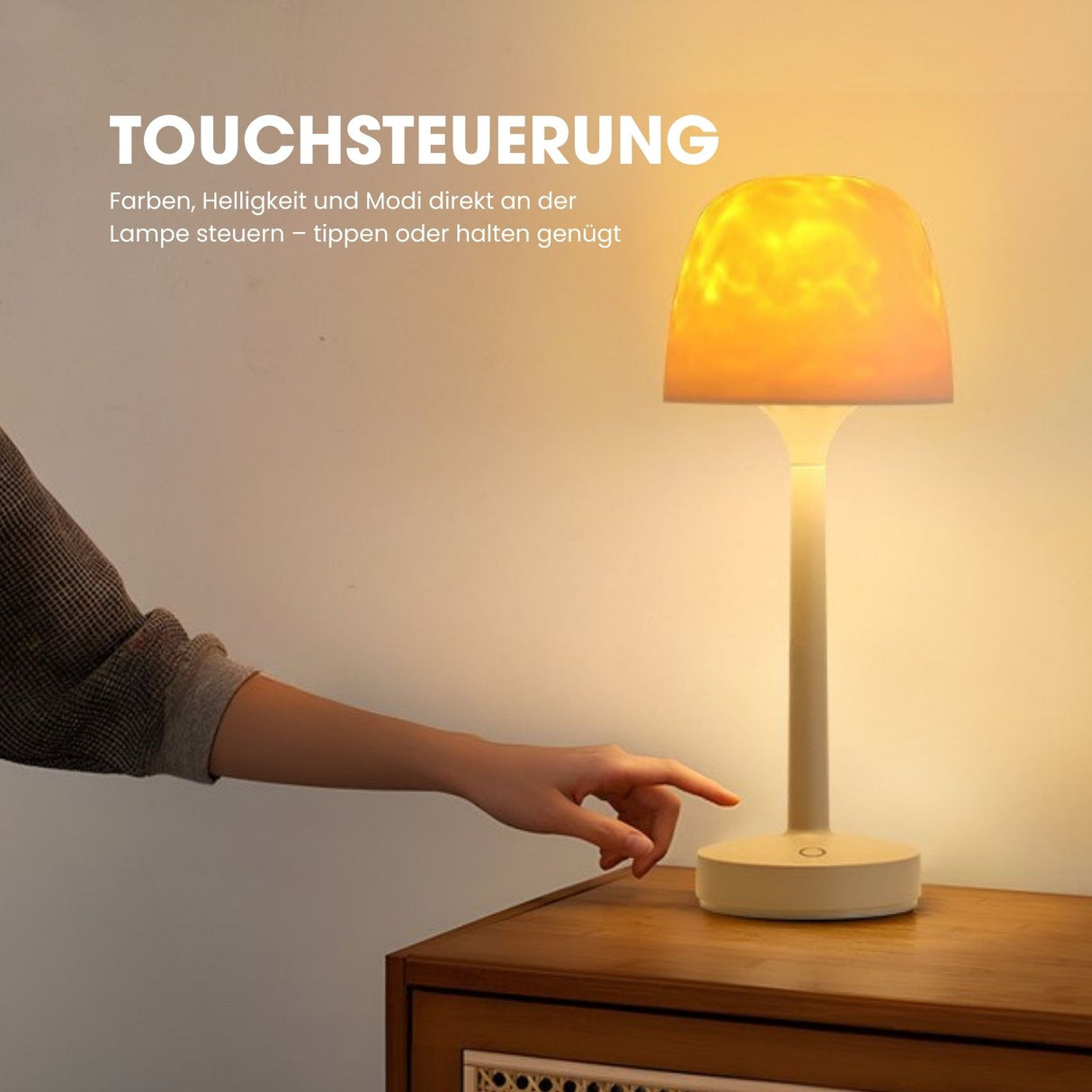 LED-Stimmungslicht Aurora-Lampe Effekt-Tischlampe Dekotischleuchte