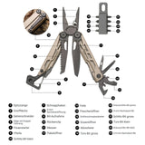 25in1 Multifunktions-Zange Multitool mit Zange Outdoor-Werkzeug