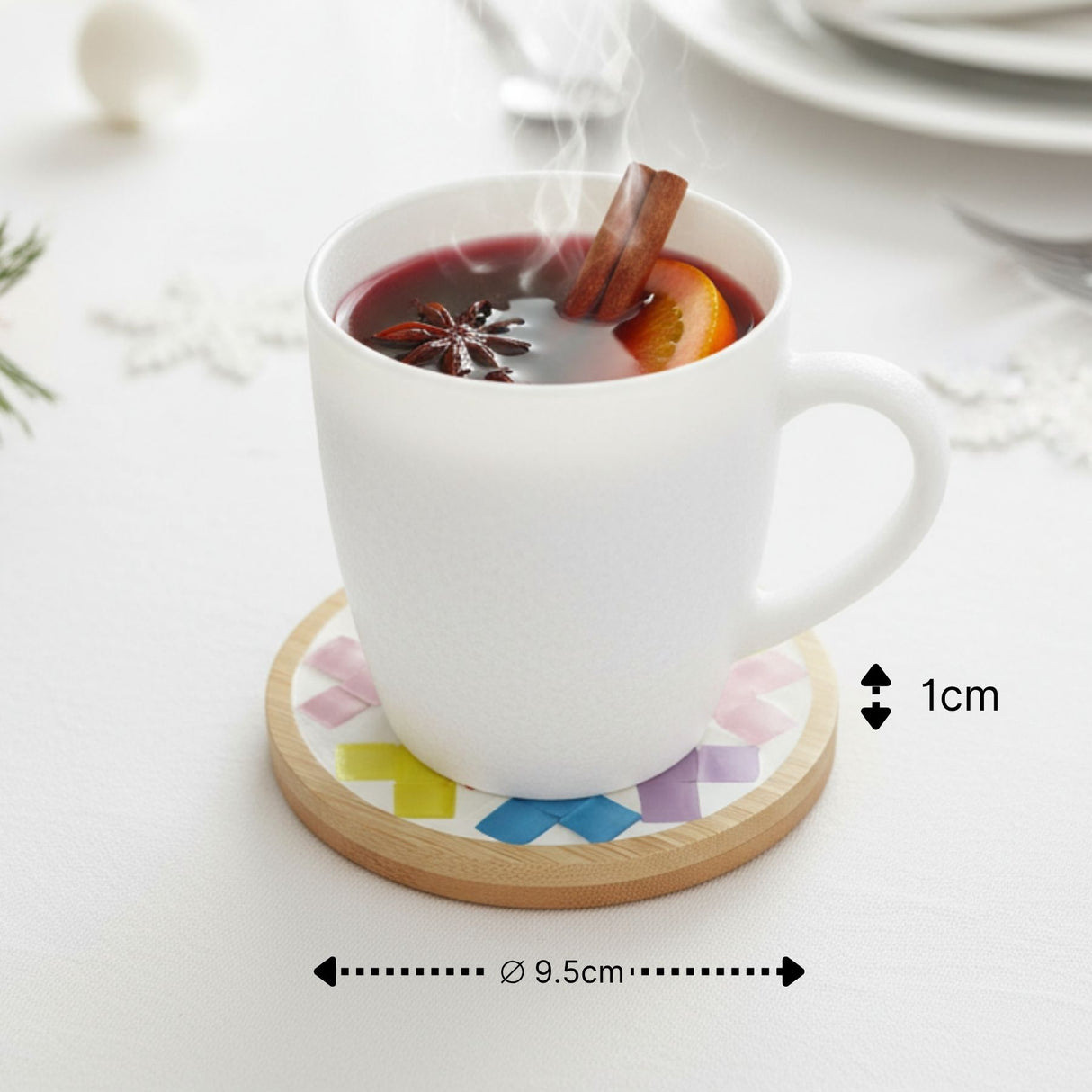 2er-Set DIY-Mosaik-Untersetzer Sonne Stern Untersetzer-Bastelset