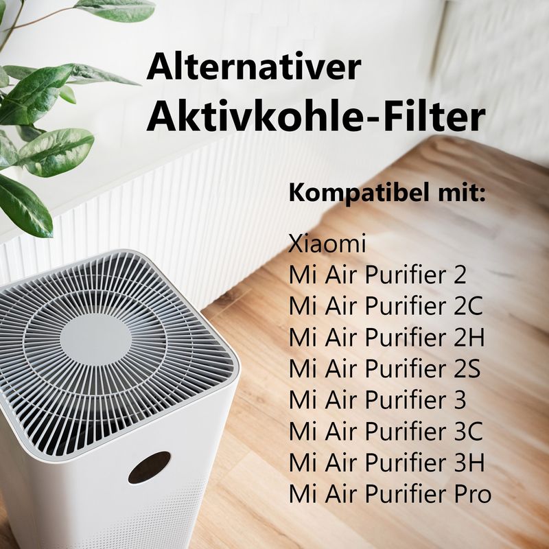 Alternativer Aktivkohlefilter zu Xiaomi Mi Air Purifier 2 3 Pro