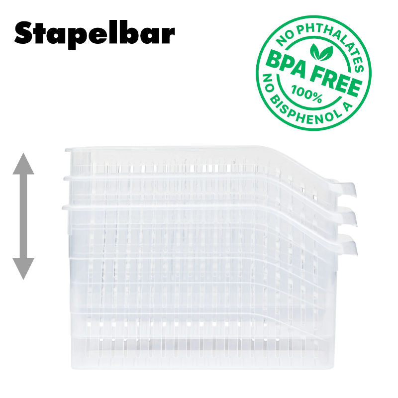 Kühlschrank-Box Set Kühlschrankorganizer Set Aufbewahrungsbehälter Set