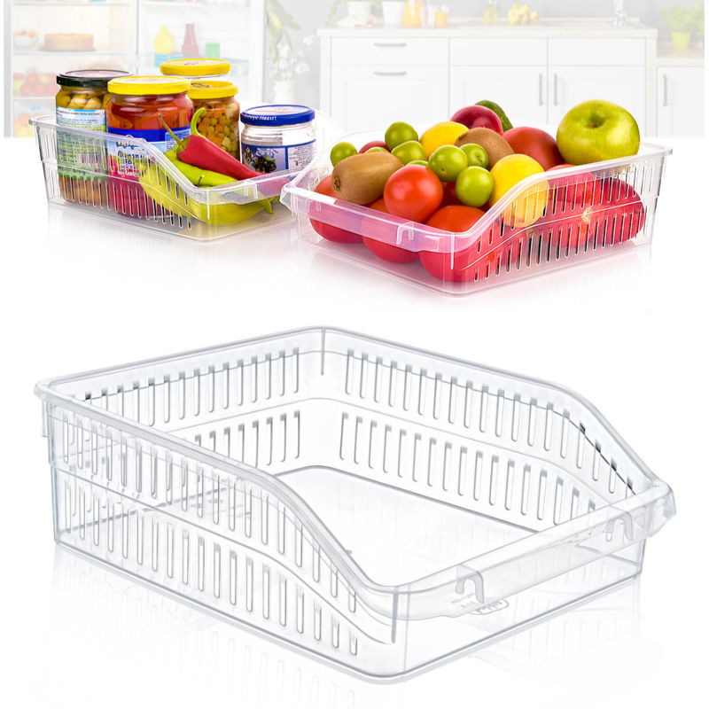 Kühlschrank-Box Kühlschrankorganizer Aufbewahrungsbox Küchenbehälter