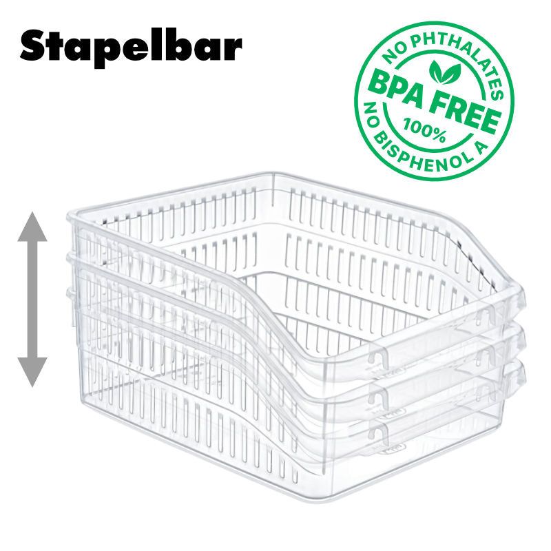 Kühlschrank-Box Kühlschrankorganizer Aufbewahrungsbox Küchenbehälter