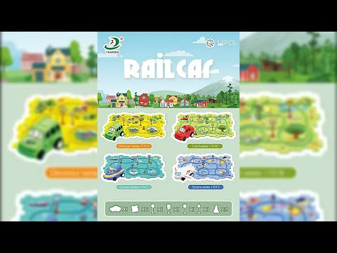 Kinderspielzeug Lernspielzeug Elektrisches Schienenbahn-Puzzle für Kinder