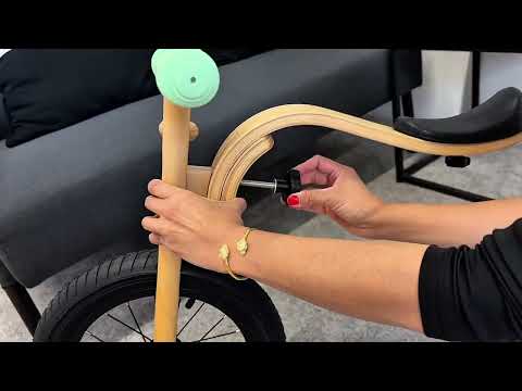 Baby Balance Bike 3 in 1 Lauflernrad Laufrad Kinderfahrrad aus Holz