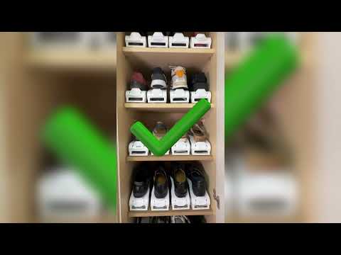 Schuhstapler Schuhregal Schuh-Organizer Schuhhalter Schuhschrank Schuhhalterung